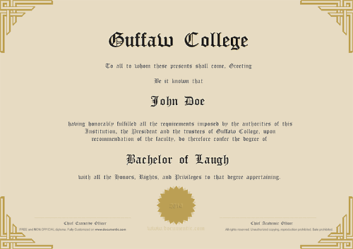 diploma template