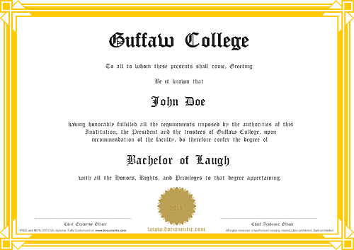 diploma template