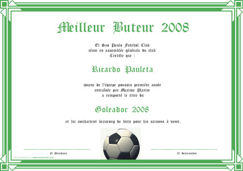 diplome de football