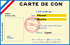 carte de con